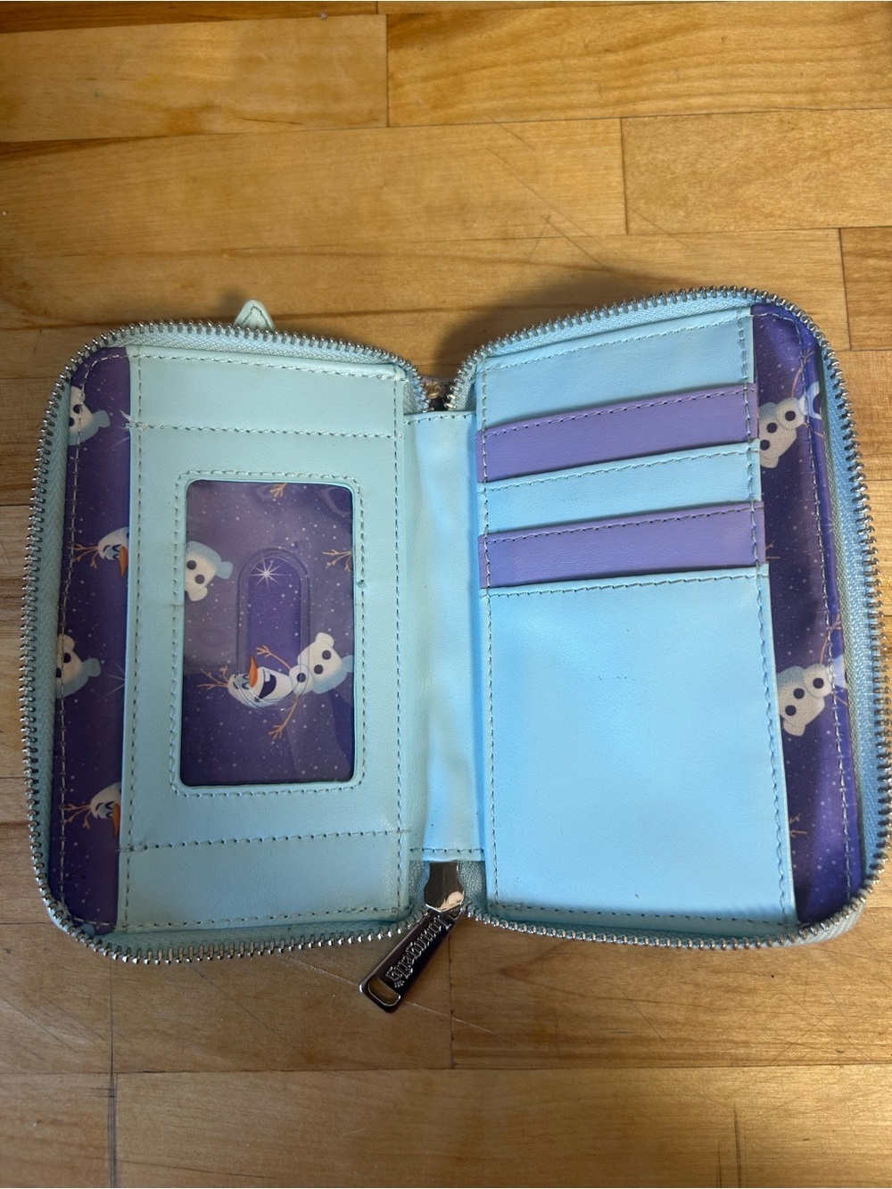 Loungefly Disney Frozen II Purse with Wallet PRINCESS CASTLE CROSS BODY BAG - Picture 8 of 9